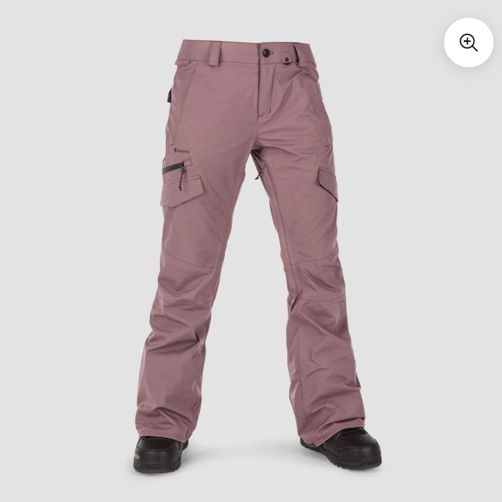 Volcom Women’s Aston Gore-Tex Snowboard / Ski Pants Size XS Rosewood